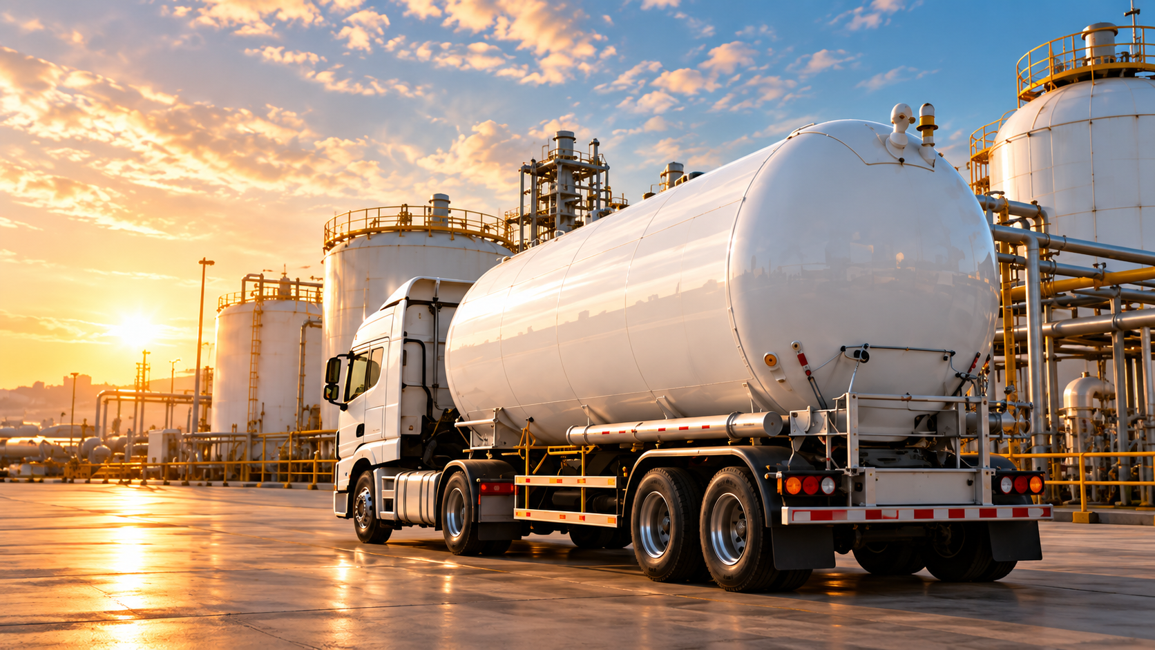 Unidad de transporte del sector gasero